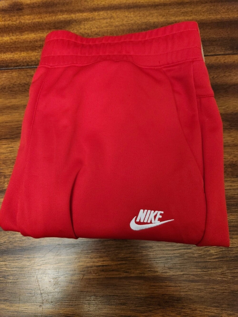 Nike Tribute Joggers Mens Medium University Red Polyester Sweatpants - Picture 1 of 6